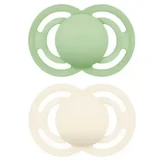 MAM Пустышка Perfect Silicone +6M Green/Neutral 2u