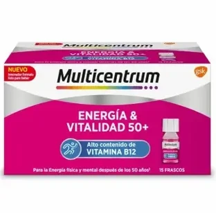 Multicentrum Energia & Vitalidad 50+ со вкусом малины 30 бутылок