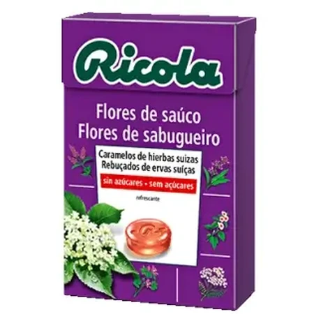 Ricola Конфеты с бузиной без сахара 50 г: цены и характеристики