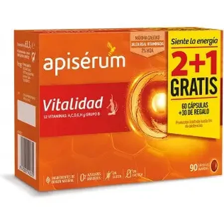 Апирезум Витамин 90 капс PACK 3 месяца: цены и характеристики