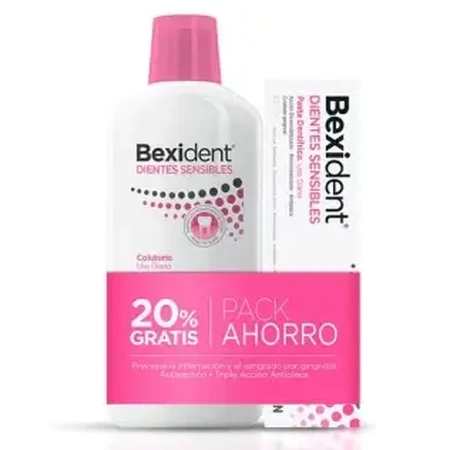 Bexident Sensitive Teeth Pack ополаскиватель для рта 500 мл + зубная паста 75 мл: цены и характеристики