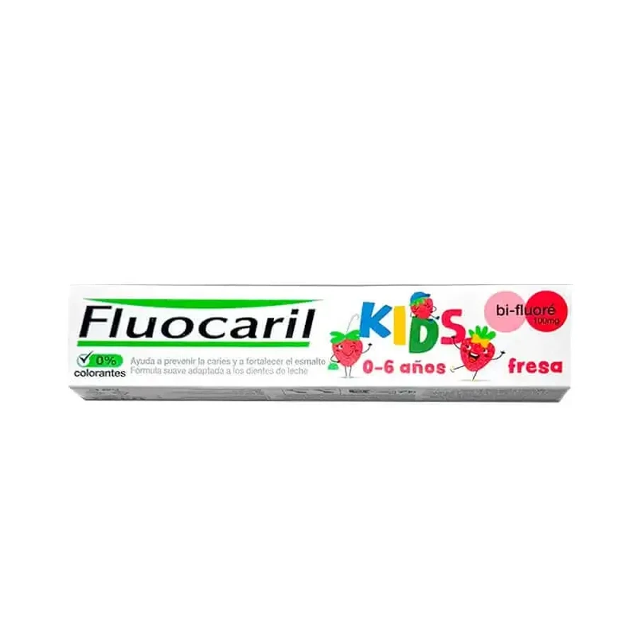 Fluocaril Kids 3-6 лет, паста со вкусом клубники 50 мл: цены и характеристики