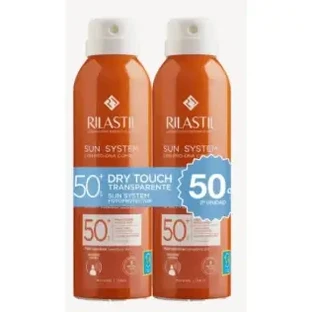 Rilastil Sun System DUPLO Спрей Dry Touch SPF50+, 2х200мл