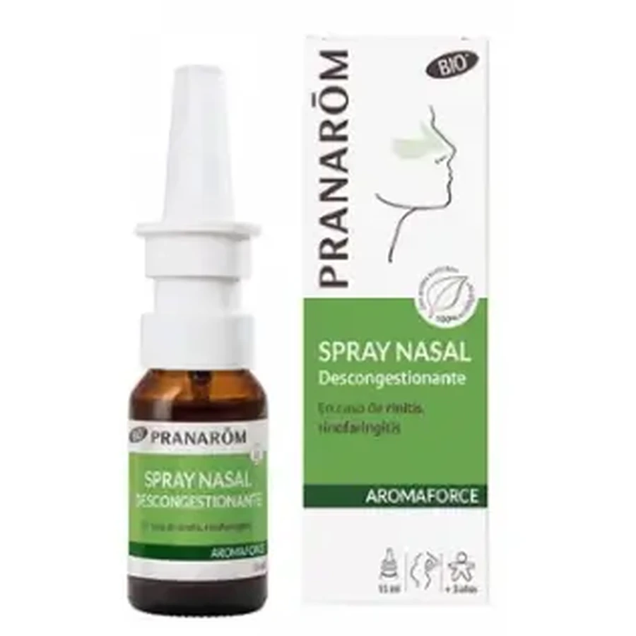 Органический назальный деконгестант-спрей Pranarom Aromaforce, 15 мл: цены и характеристики