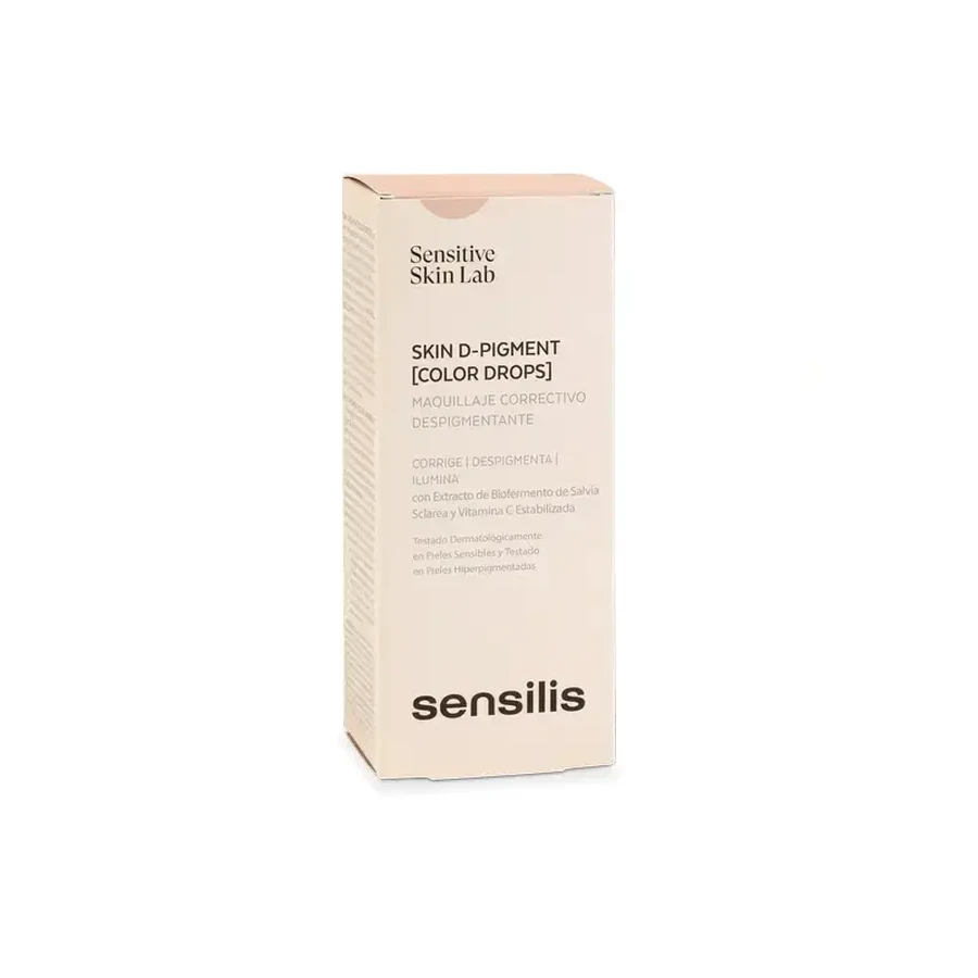 Sensilis Skin D-Pigment Colour Краплі депігментуючі коригувальні для макіяжу 30 мл Колір 02: ціни та характеристики