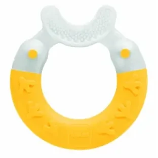 Прорезыватель MAM Bite & Brush Teether желтый 1u