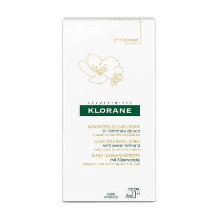 Віск для холодної депіляції Klorane Sensitive для обличчя 6 смужок: ціни та характеристики