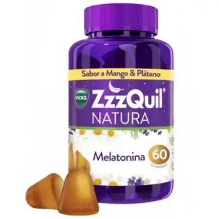 Vicks ZzzQuil Natura 60 жевательных конфет Манго и Банан: цены и характеристики