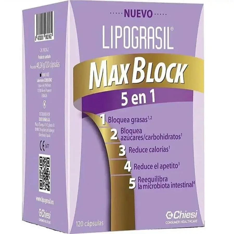 Lipograsil Maxblock 5в1 120 капсул: ціни та характеристики