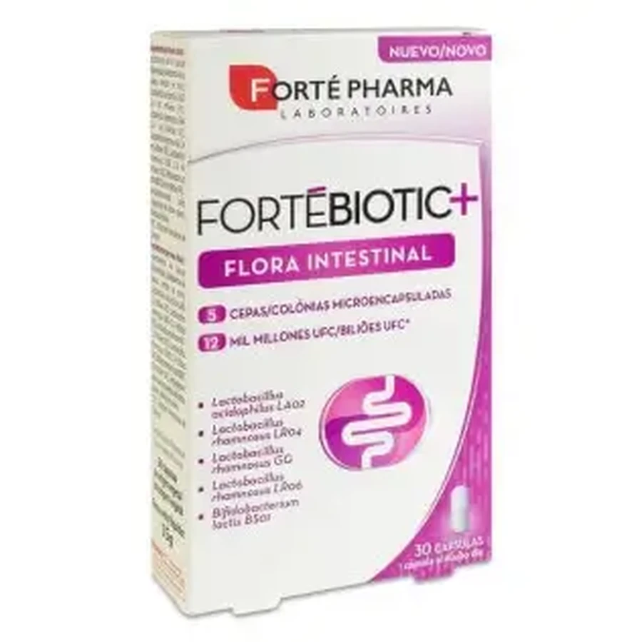 Фортебіотик+ Кишкова флора 30 капсул: ціни та характеристики