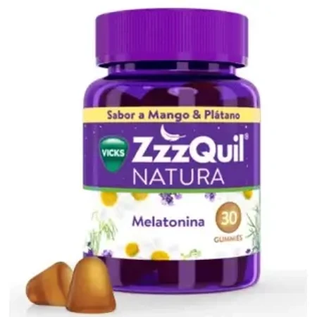 Vicks ZzzQuil Natura 30 жевательных конфет Манго и Банан: цены и характеристики