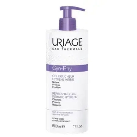 Uriage Gyn-Phy Освежающий гель для интимной гигиены 500 мл: цены и характеристики