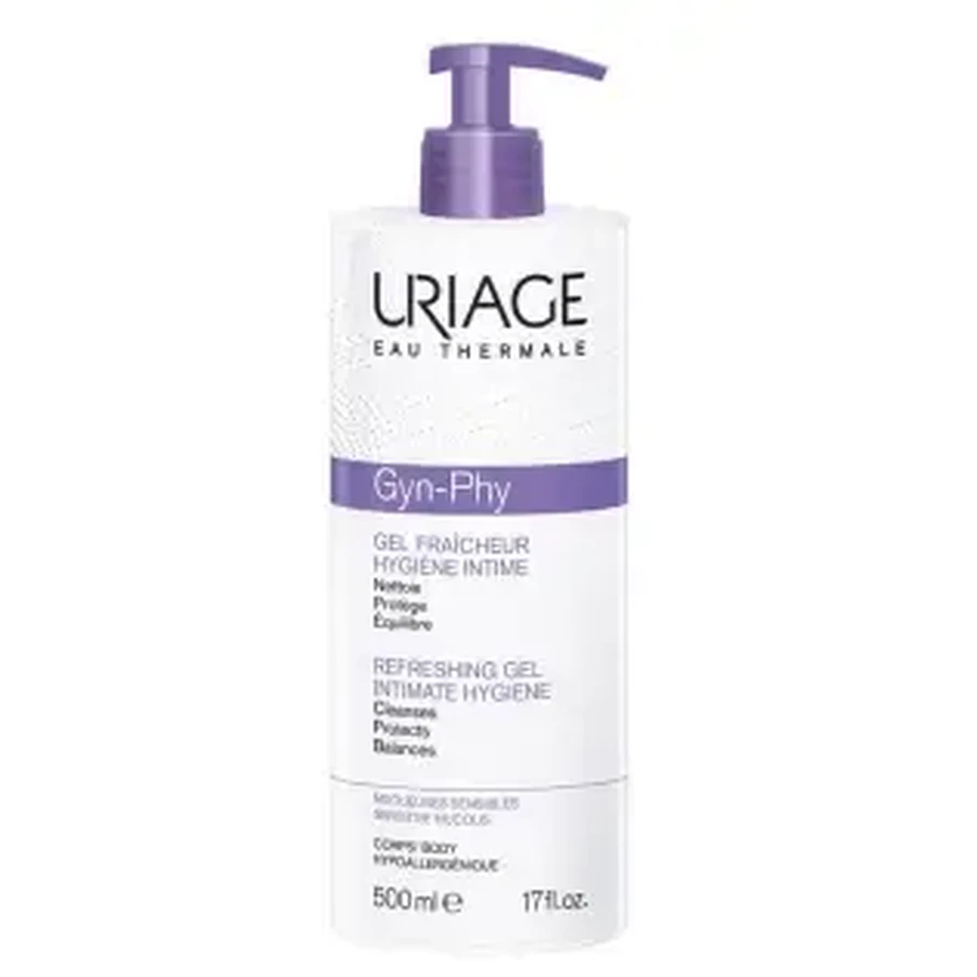 Uriage Gyn-Phy Освежающий гель для интимной гигиены 500 мл: цены и характеристики