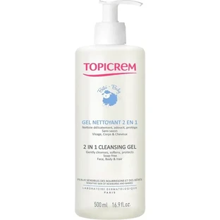 Topicrem baby очищающий гель 2 в 1 500 мл