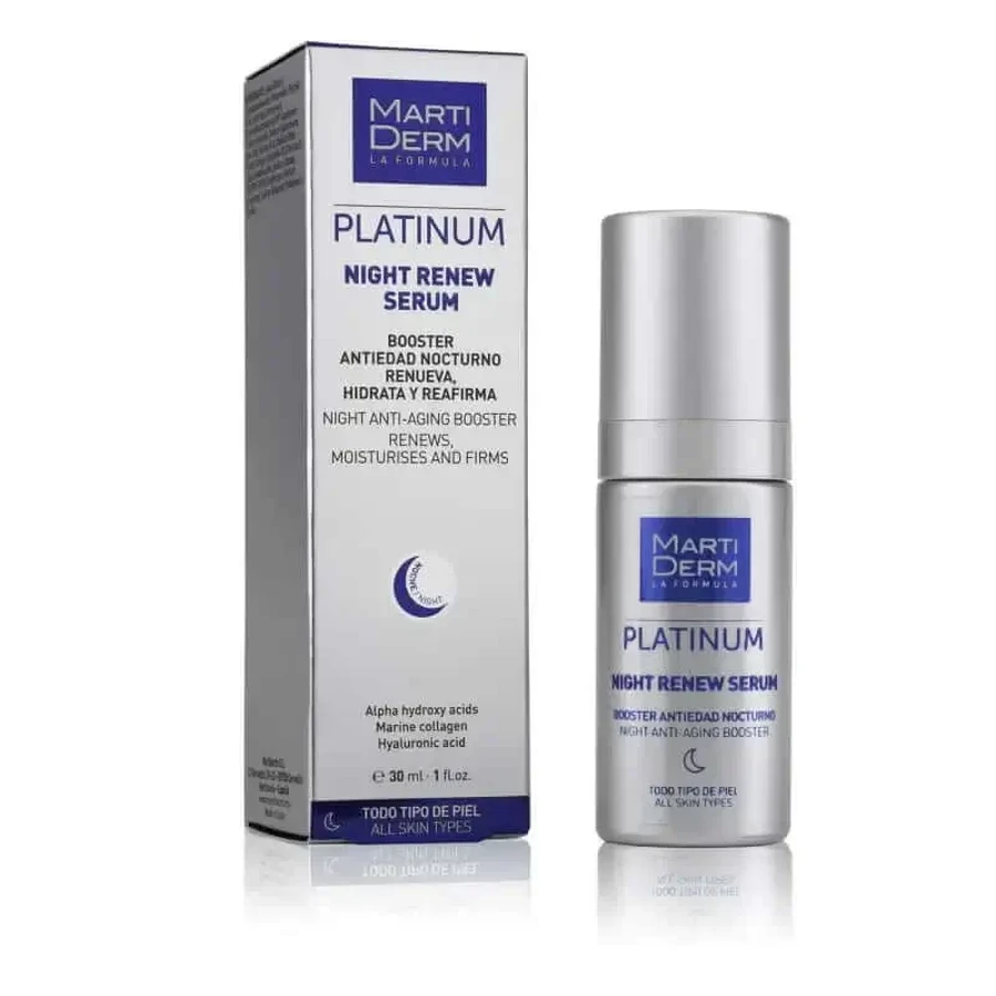 Сыворотка Martiderm Platinum Night Renew, 30 мл: цены и характеристики