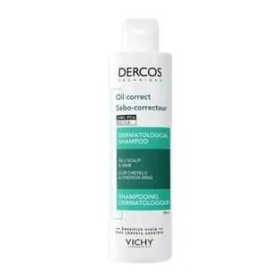Vichy Dercos Шампунь для коррекции кожного сала, 200 мл
