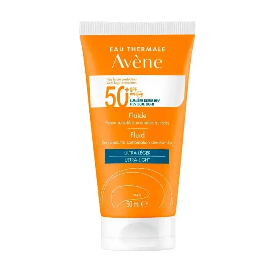 Avene Солнцезащитный флюид для лица SPF50+ 50 мл: цены и характеристики