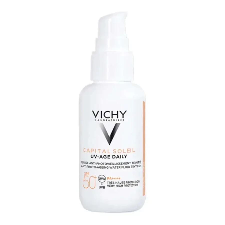 Vichy Capital Soleil UV-Age Daily Water Fluid Anti-photoageing COLOUR SPF50+ 40ml Vichy Capital Soleil UV-Age Daily Water Fluid Anti-photoageing COLOUR SPF50+ 40ml: ціни та характеристики