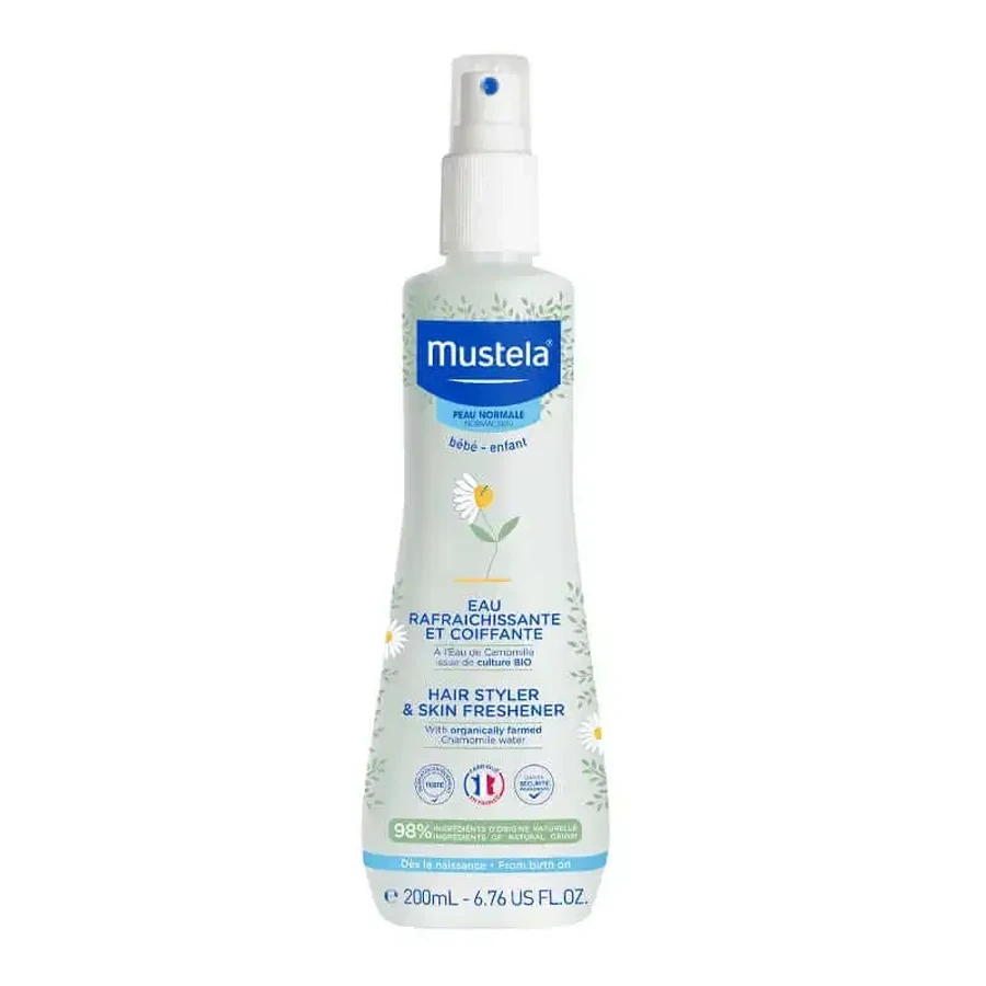 Mustela Освіжаюча вода для укладки 200 мл: ціни та характеристики