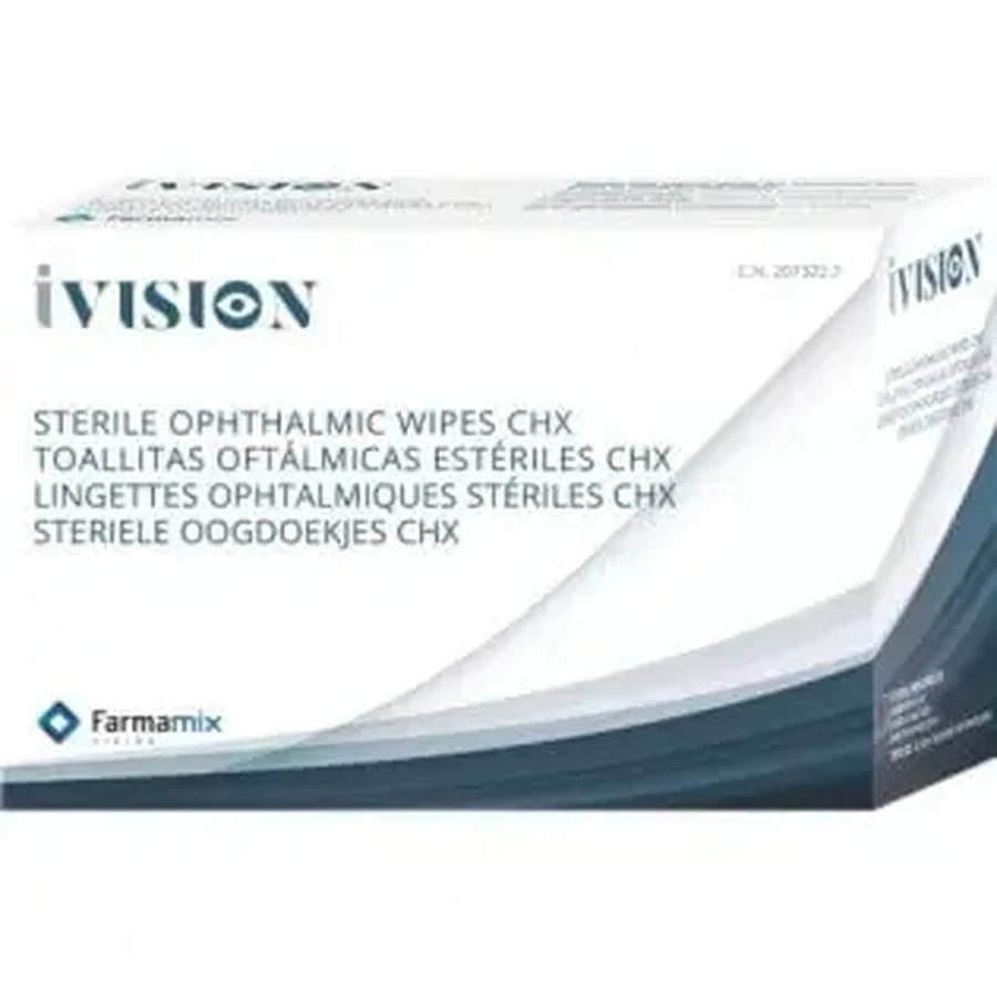 Серветки офтальмологічні стерильні Ivision CHX 20 шт.: ціни та характеристики