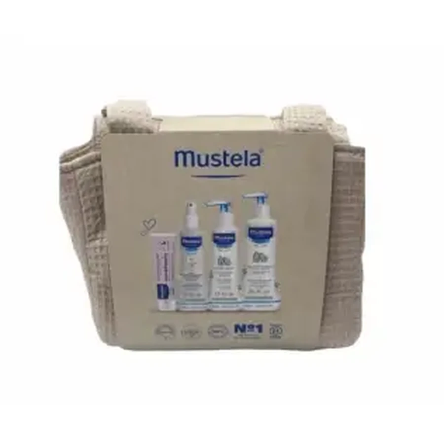 Сумка-тележка Mustela бежевая: цены и характеристики