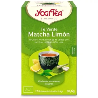 Yogi Tea Matcha Green Tea Lemon 17 пакетиков