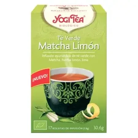 Yogi Tea Matcha Green Tea Lemon 17 пакетиков: цены и характеристики