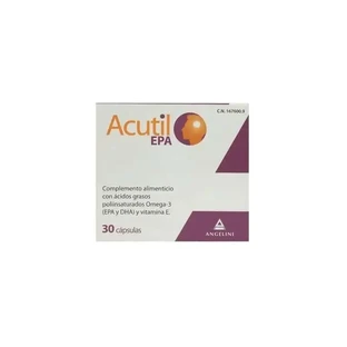 Angelini Acutil EPA Omega 3 Vitamin E 30 табл.