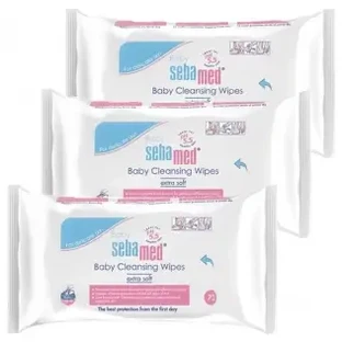 Очищающие салфетки Sebamed TRIPLO 3X60