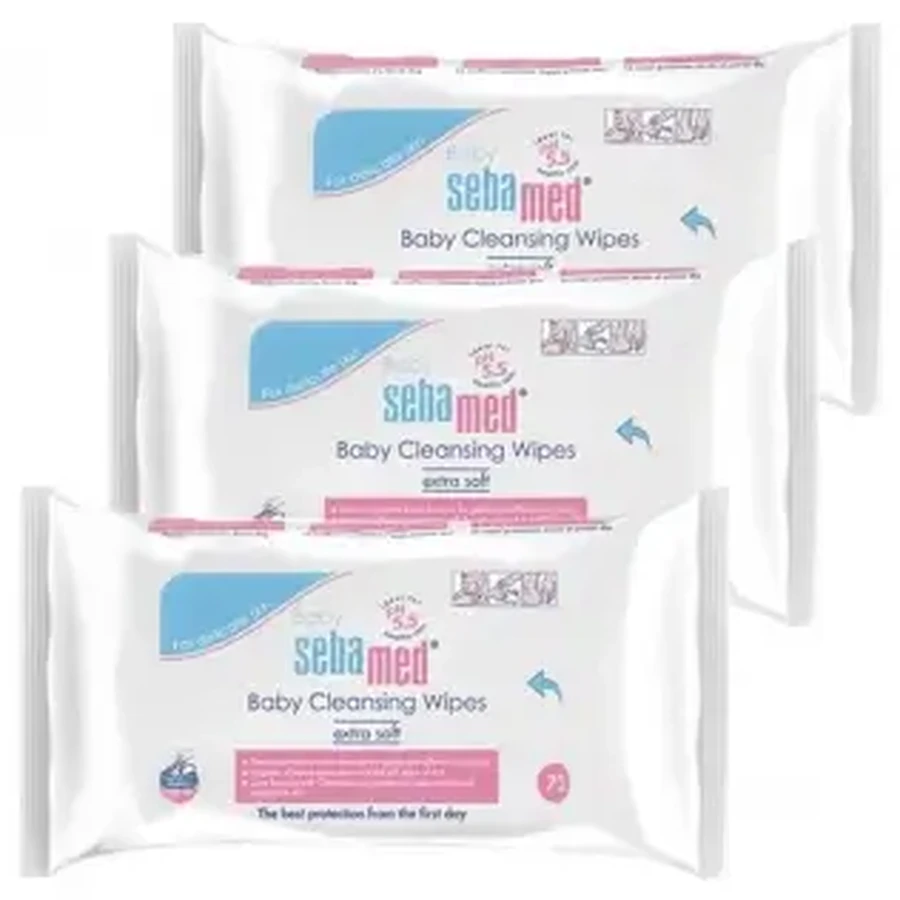 Очищающие салфетки Sebamed TRIPLO 3X60: цены и характеристики