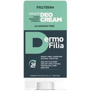 Дезодорант для дорослих Frezyderm Dermofilia 24 години кремовий дезодорант без алюмінію 2х40мл низька ціна