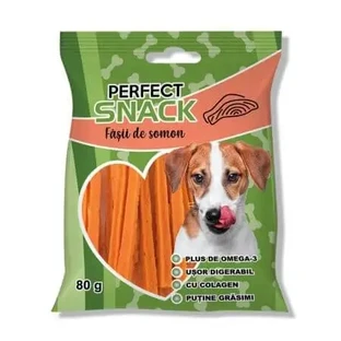 Полоски лосося для собак, 80 г, Perfect Snack