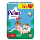 Підгузки Mega XL Fashion, №6, 15+ кг, 72 шт, Pufies