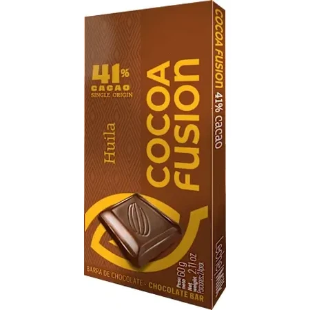 COCOA FUSION Huila Молочный шоколад 41% какао, 60 г: цены и характеристики