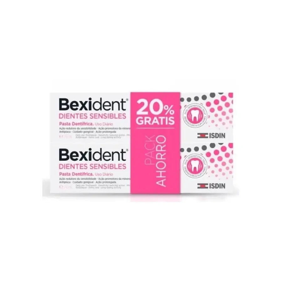 Зубна паста для щоденного використання Bexident DUPLO Sensitive Teeth Sensitive Teeth, 2х75мл: ціни та характеристики