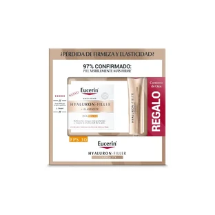 Eucerin PACK Гіалуроновий філлер для обличчя денний SPF30, 50 мл + ПОДАРУНОК Пружність контуру очей 15 мл