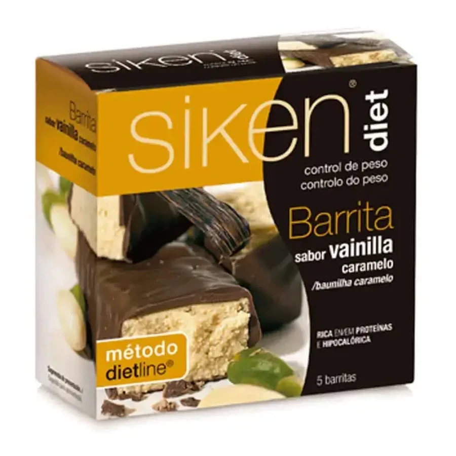 Siken Diet Батончик со вкусом ванили и карамели 5 шт.: цены и характеристики