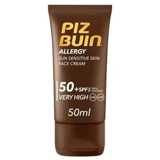 Piz Buin Антиалергенний сонцезахисний крем для обличчя SPF 50 для чутливої шкіри 50 мл