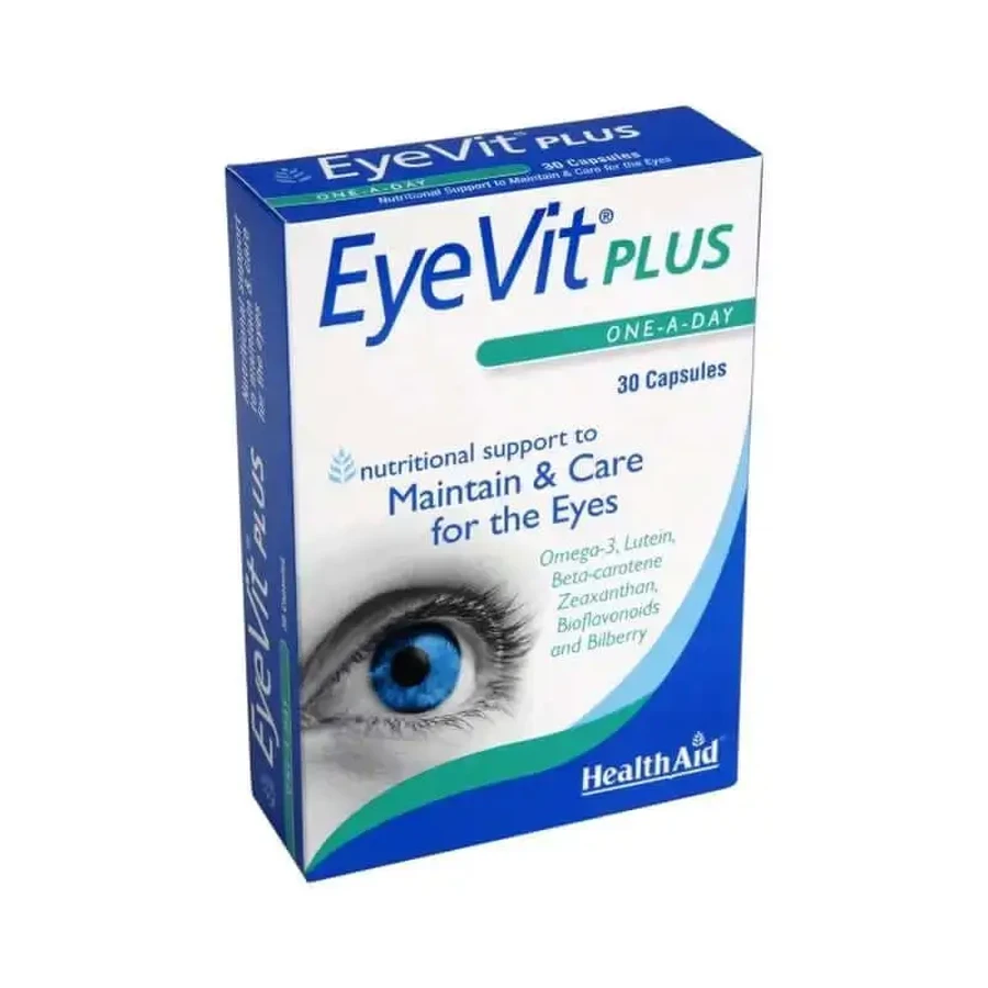 Health Aid Eyevit Plus, 30 капсул: цены и характеристики