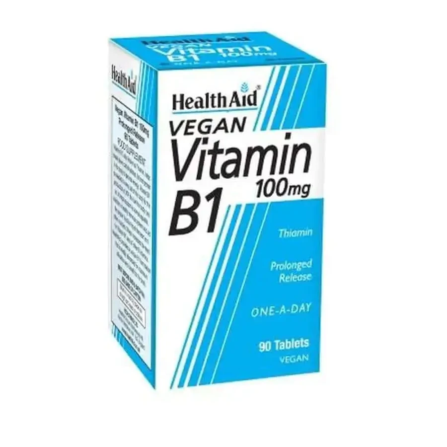 Health Aid Vit B1 Thiamine 90Comp.: цены и характеристики