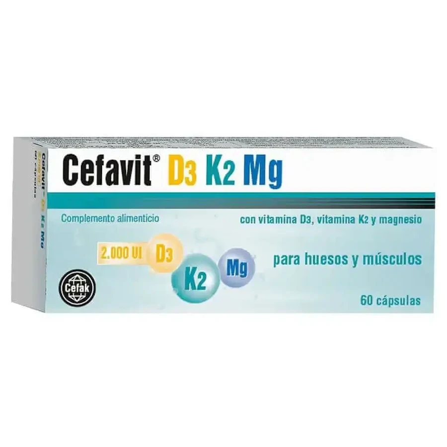 Cobas Cefavit D3 K2 Mg , 60 капсул: цены и характеристики
