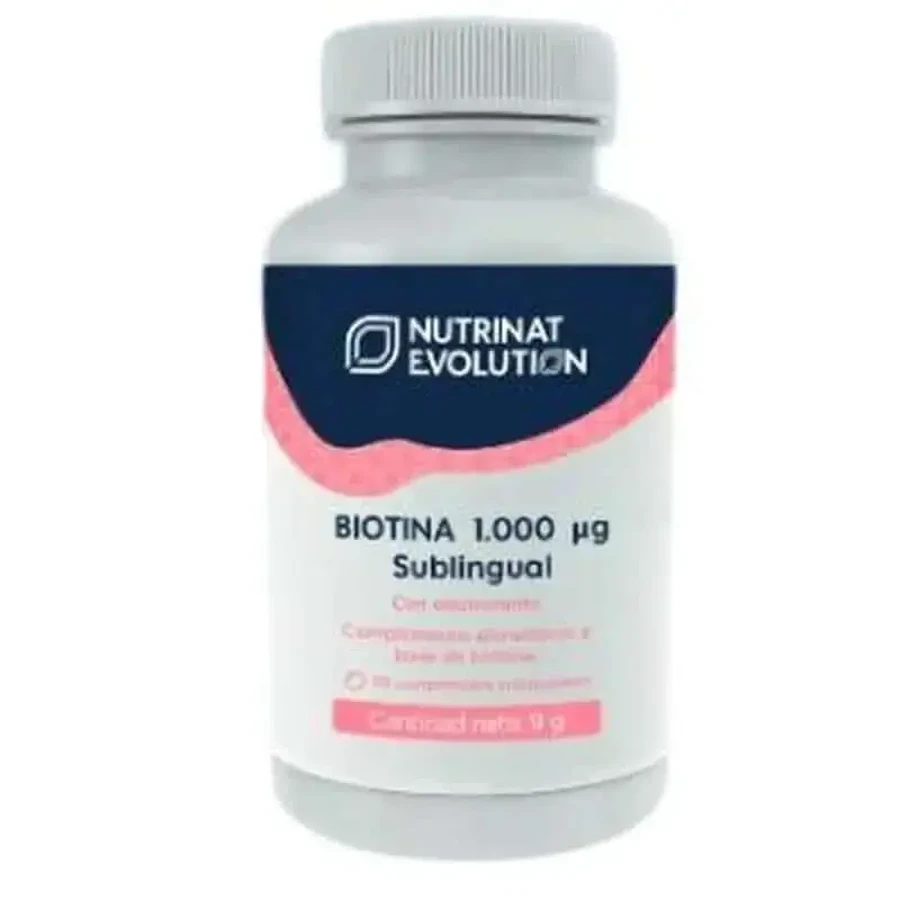 Nutrinat Evolution Biotin 1000 Биотин сублингвально 30 таблеток: цены и характеристики