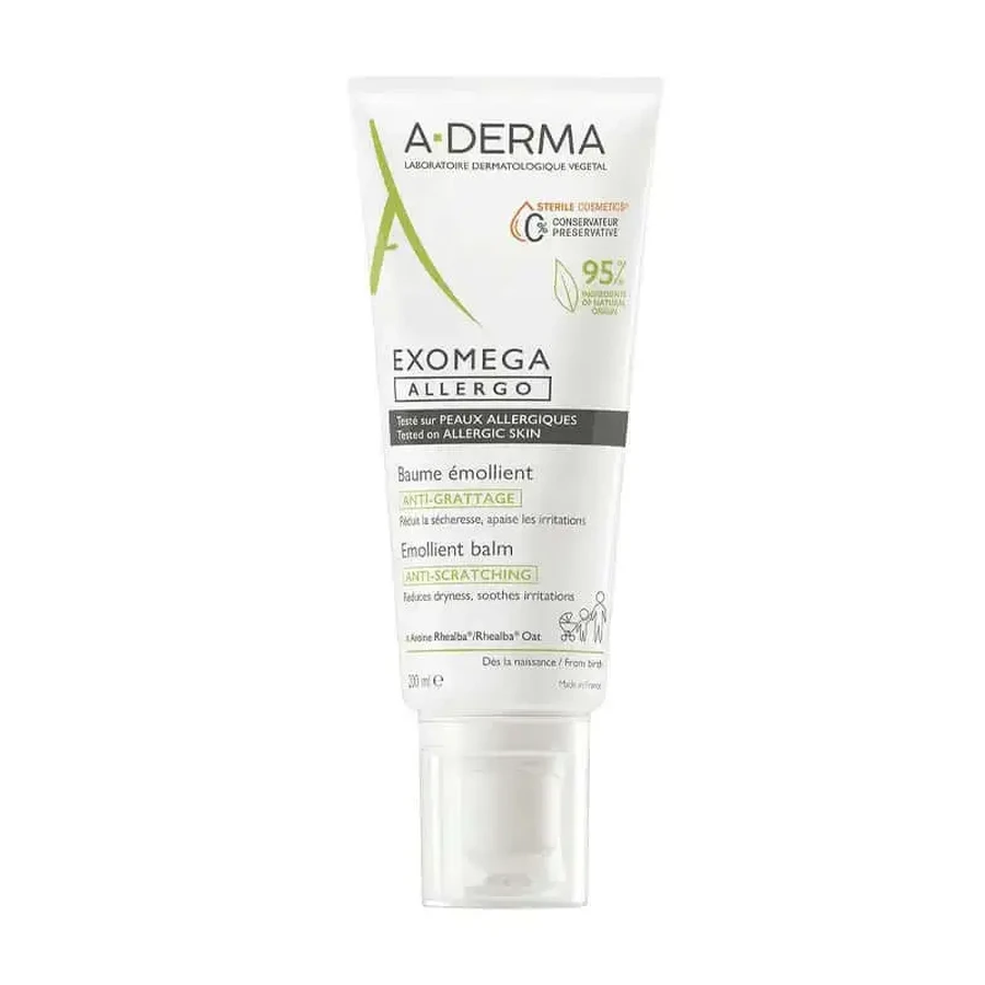 A-Derma Exomega Allergo Emollient Conditioner, 200 мл: цены и характеристики
