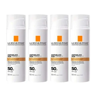 Гель-крем La Roche Posay Anthelios Age Correct SPF50, упаковка 4 х 50 мл