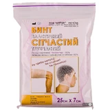 Бинт еластичний сітчастий трубчастий тип-3, 25 см х 7 см, на голову, стегно (поліамід)