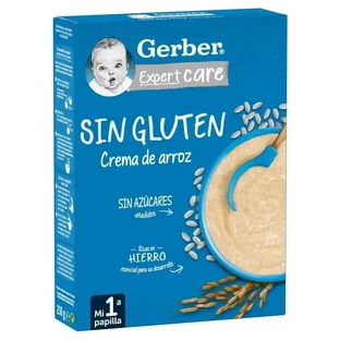 GERBER Крем з рисових безглютенових пластівців 250г