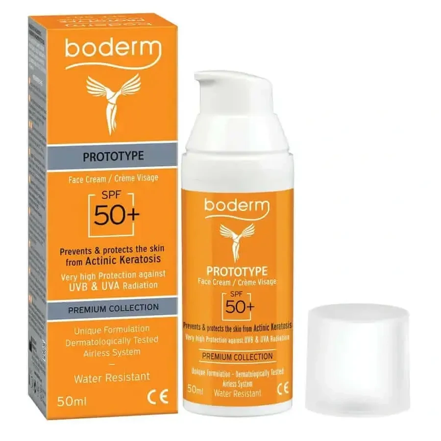 Крем для обличчя Boderm Prototype Spf50+, 50 мл: ціни та характеристики