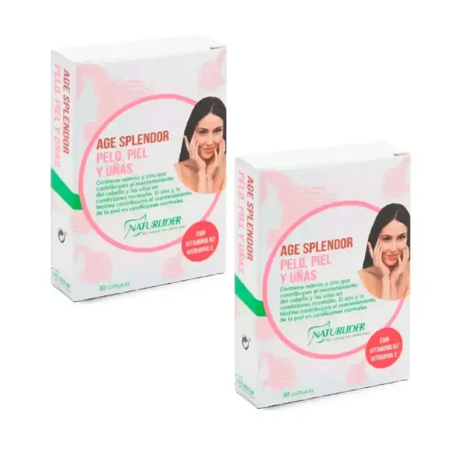 Naturlider Age Splendor Hair Skin Nails, упаковка 2 x 30 капсул: цены и характеристики