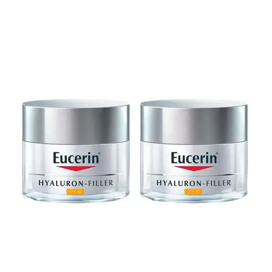 Eucerin Гиалуроновый филлер дневной двойной SPF 30, 2х50 мл: цены и характеристики