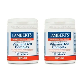 Lamberts Вітамінний комплекс В-50, 2Х60 таблеток